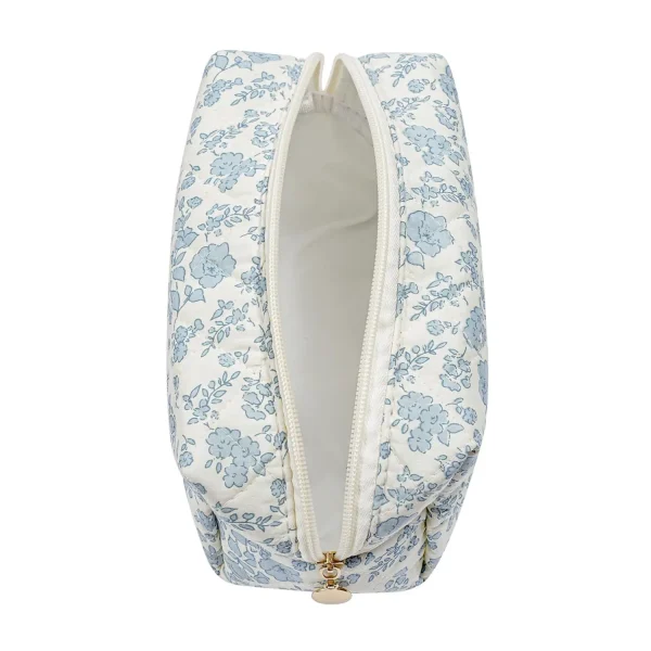 حقيبة مستحضرات تجميل بطباعة أزهار