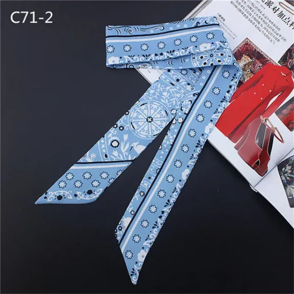 وشاح بطبعات وألوان مختلفة من الحرير