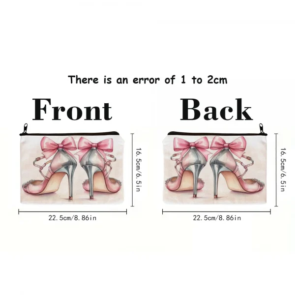 حقيبة مكياج مبتكرة على شكل كعب عالٍ