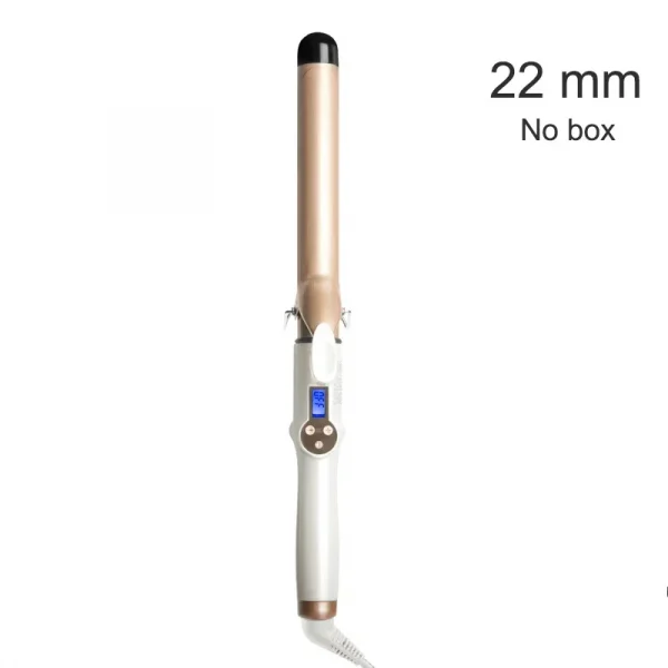 آلة تجعيد الشعر الكهربائية الجديدة لعام 2025 مع شاشة LCD، مُجدِّل شعر رقمي احترافي بقطر 19–38 مم،