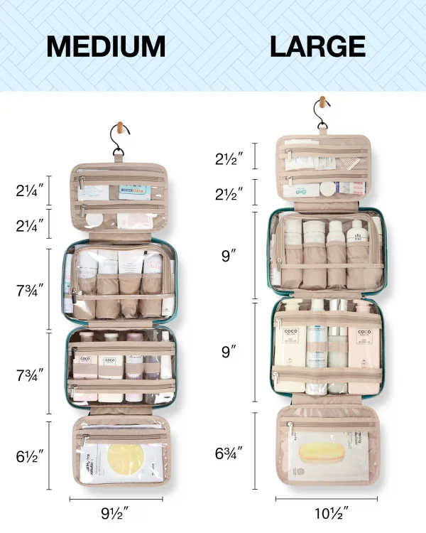 BAGSMART طقم مكون من حقيبتين متعددة الاستخدامات بسعة كبيرة