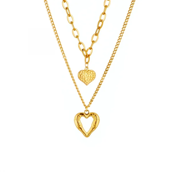 قلادة من DIEYURO مصنوعة من الفولاذ المقاوم للصدأ