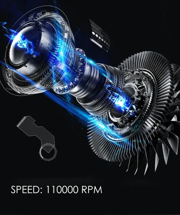 مجفف شعر احترافي بقوة 2000 واط خفيف الوزن وقوي