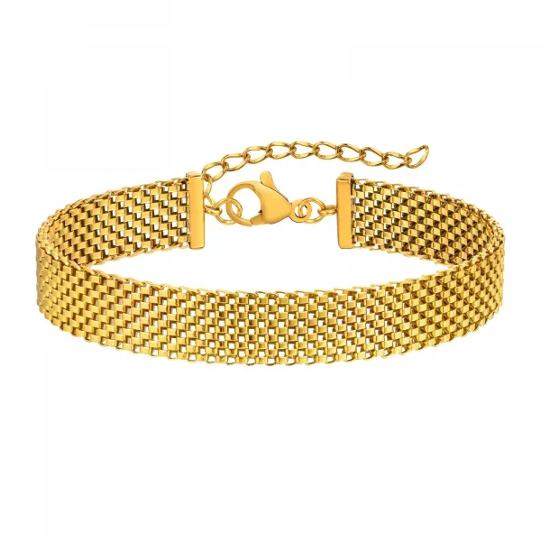 سوار نسائي بسلسلة عريضة