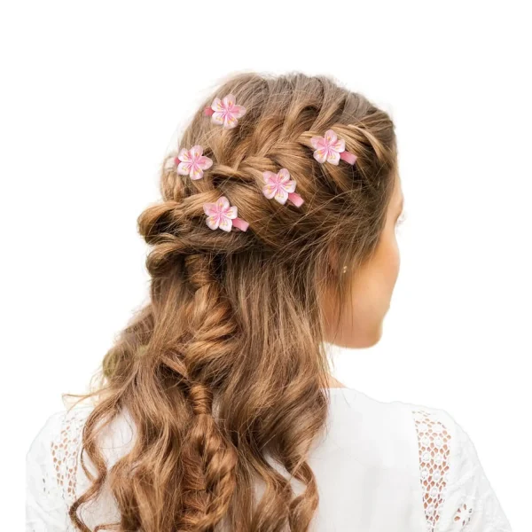 مشبك شعر على شكل زهرة الكرز