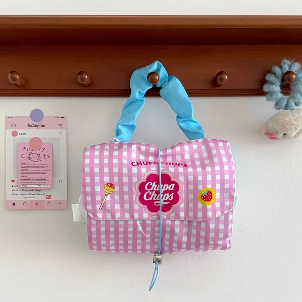 حقيبة مكياج نسائية قابلة للفك ثلاث حقائب في واحدة محمولة وقابلة للطي