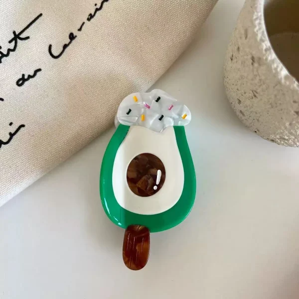 قطعة واحدة من دبابيس الشعر بتصميم كرتوني ممتع