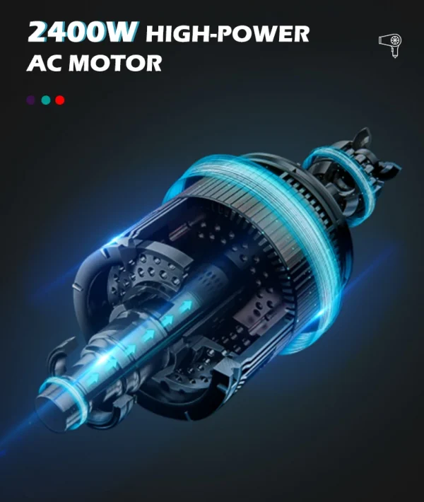 مجفف شعر VGR عالي القوة 2000-2400 واط بلون مميز