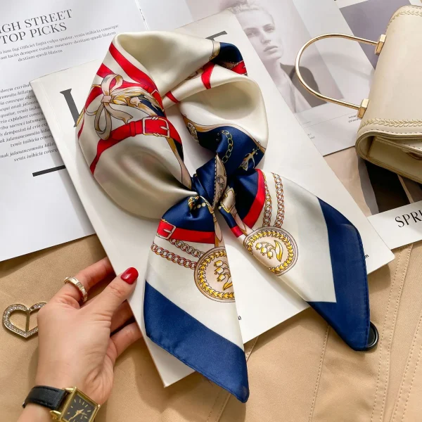 إشاربات متنوعة بمقاس 70×70 سم, ألوان ونقوش متعددة ذات جودة عالية