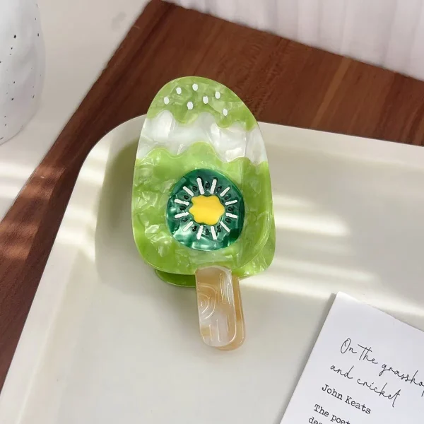 قطعة واحدة من دبابيس الشعر بتصميم كرتوني ممتع