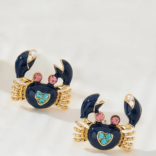 اقراط لطيفة على شكل كراب