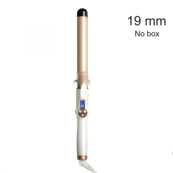 آلة تجعيد الشعر الكهربائية الجديدة لعام 2025 مع شاشة LCD، مُجدِّل شعر رقمي احترافي بقطر 19–38 مم،