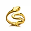 خواتم ذهبية على شكل أفعى