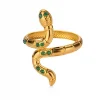 خواتم ذهبية على شكل أفعى