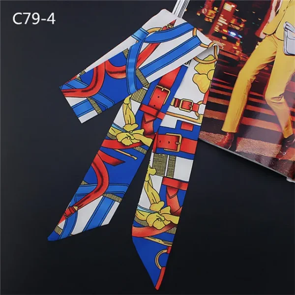 وشاح بطبعات وألوان مختلفة من الحرير