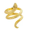 خواتم ذهبية على شكل أفعى
