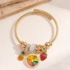 اساور ذهبية ملونة متنوعة ذات جودة عالية