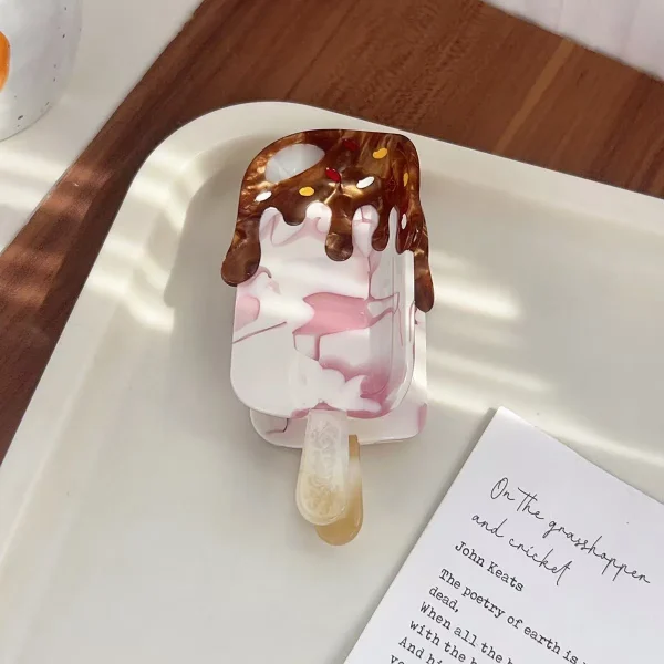 قطعة واحدة من دبابيس الشعر بتصميم كرتوني ممتع