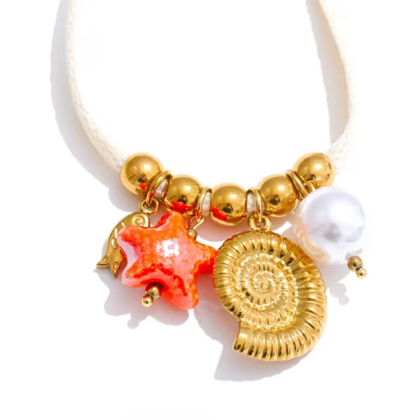 زوجان من أربطة الحذاء من يهبپ بطول 100 سم، بألوان الوردي والأخضر والبيج والأزرق، مصنوعة من ستانلس ستيل، مزينة بفواكه وصدف وحصان بحر، مناسبة للأحذية الكاجوال