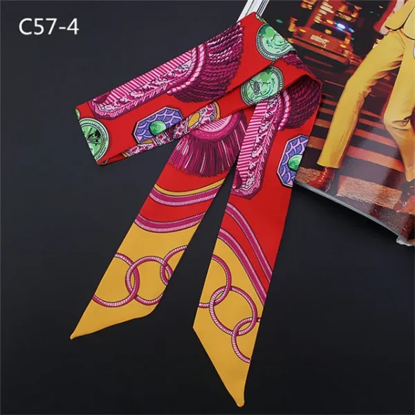 وشاح بطبعات وألوان مختلفة من الحرير