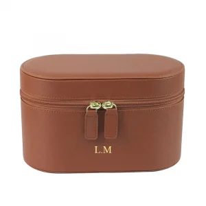 حقيبة أدوات تجميل من جلد سافيانو الفاخر