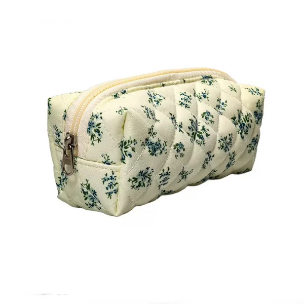 حقيبة مستحضرات تجميل بطباعة أزهار
