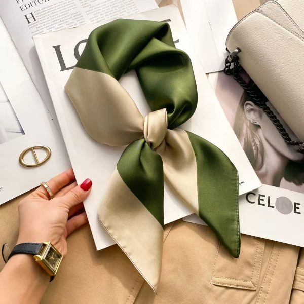 إشاربات متنوعة بمقاس 70×70 سم, ألوان ونقوش متعددة ذات جودة عالية