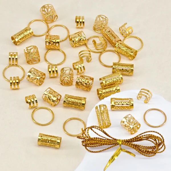 مجموعة 41 قطعة من ربطات الشعر السلكية المتنوعة