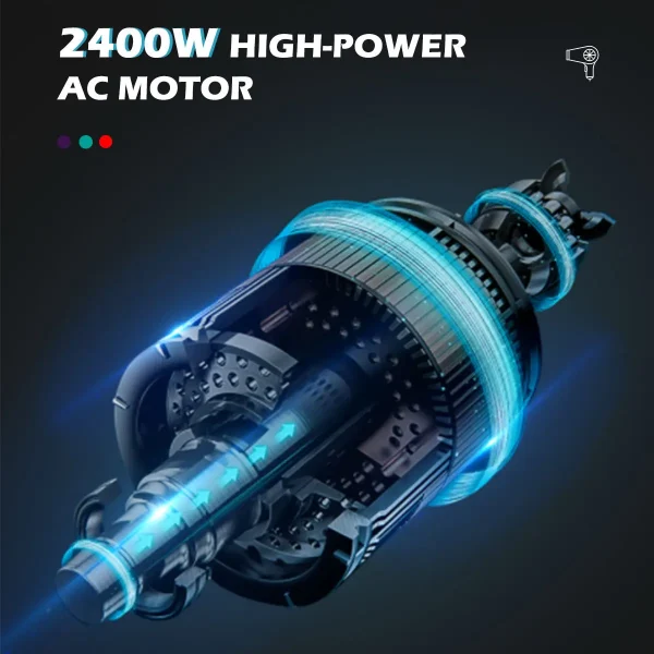 مجفف شعر VGR عالي القوة 2000-2400 واط بلون مميز