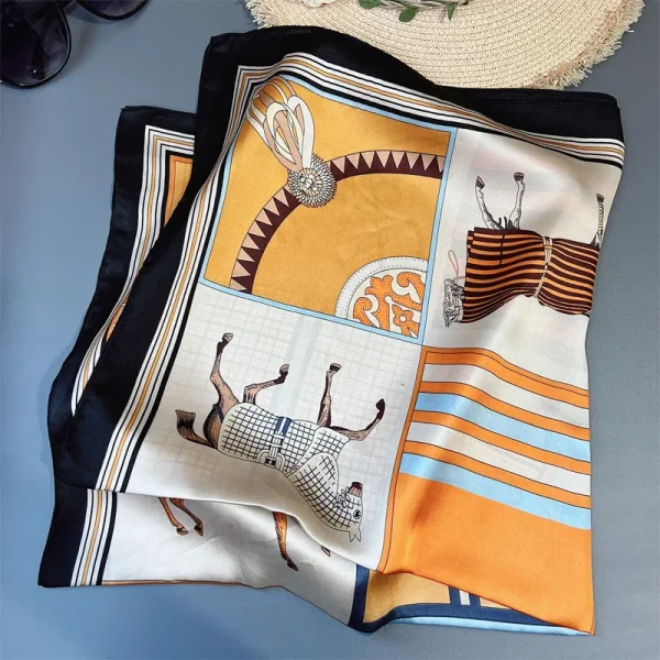 وشاح نسائي مميز من الحرير