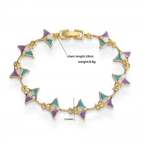 اساور أنيقه على شكل شجرة نخيل وجوز هند