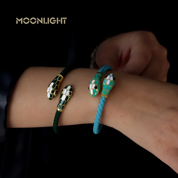 اسوره بنمط كلاسيكي من MOONLIGHT برأس ثعبان مزدوج