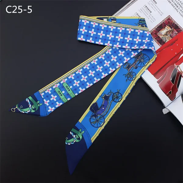 وشاح بطبعات وألوان مختلفة من الحرير