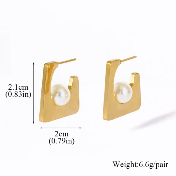 طقم مجوهرات من علامة EILIECK مصنوع من الفولاذ المقاوم للصدأ