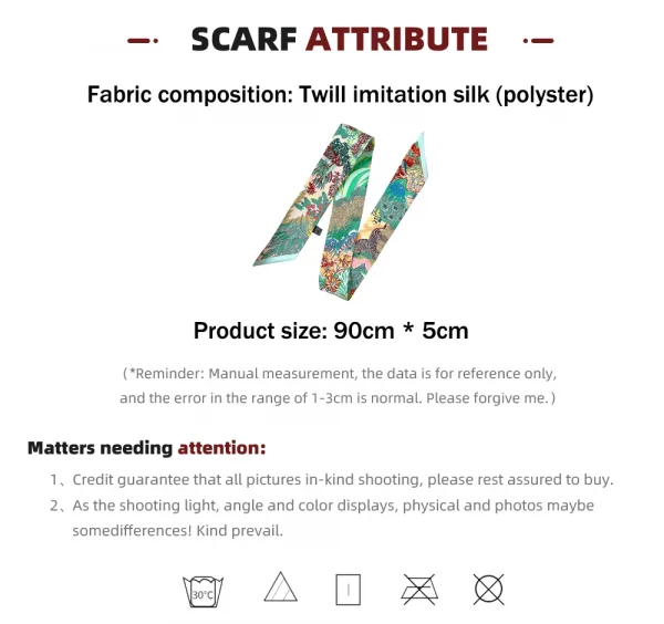 وشاح بتصميم “حديقة الحصان السرية” مصنوع من حرير التويل الفاخر  .