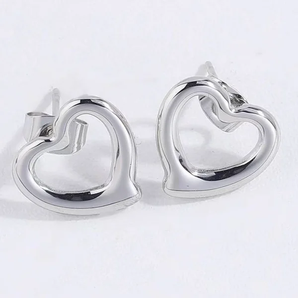 طقم مجوهرات Aomogo بتصميم INS راقٍ على شكل قلب