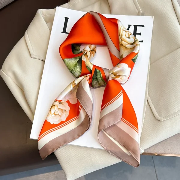 إشاربات متنوعة بمقاس 70×70 سم, ألوان ونقوش متعددة ذات جودة عالية