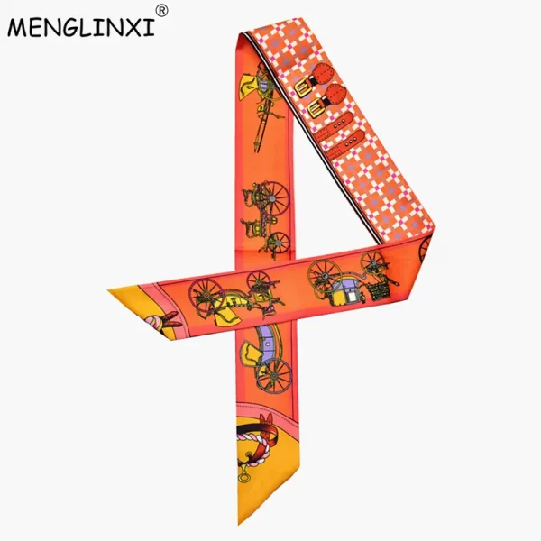 وشاح بطبعات وألوان مختلفة من الحرير