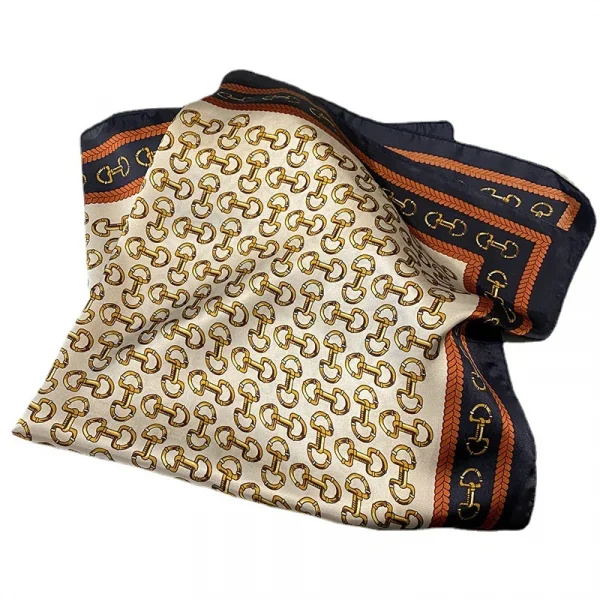 إيشارب مربع للنساء مقاس 70×70 سم من الحرير