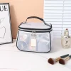Sfb9b1bef7afa423395b783d03e485f8cD.webp حقيبة مكياج شفافة كبيرة السعة من مادة PVC الهلامية – مقاومة للماء